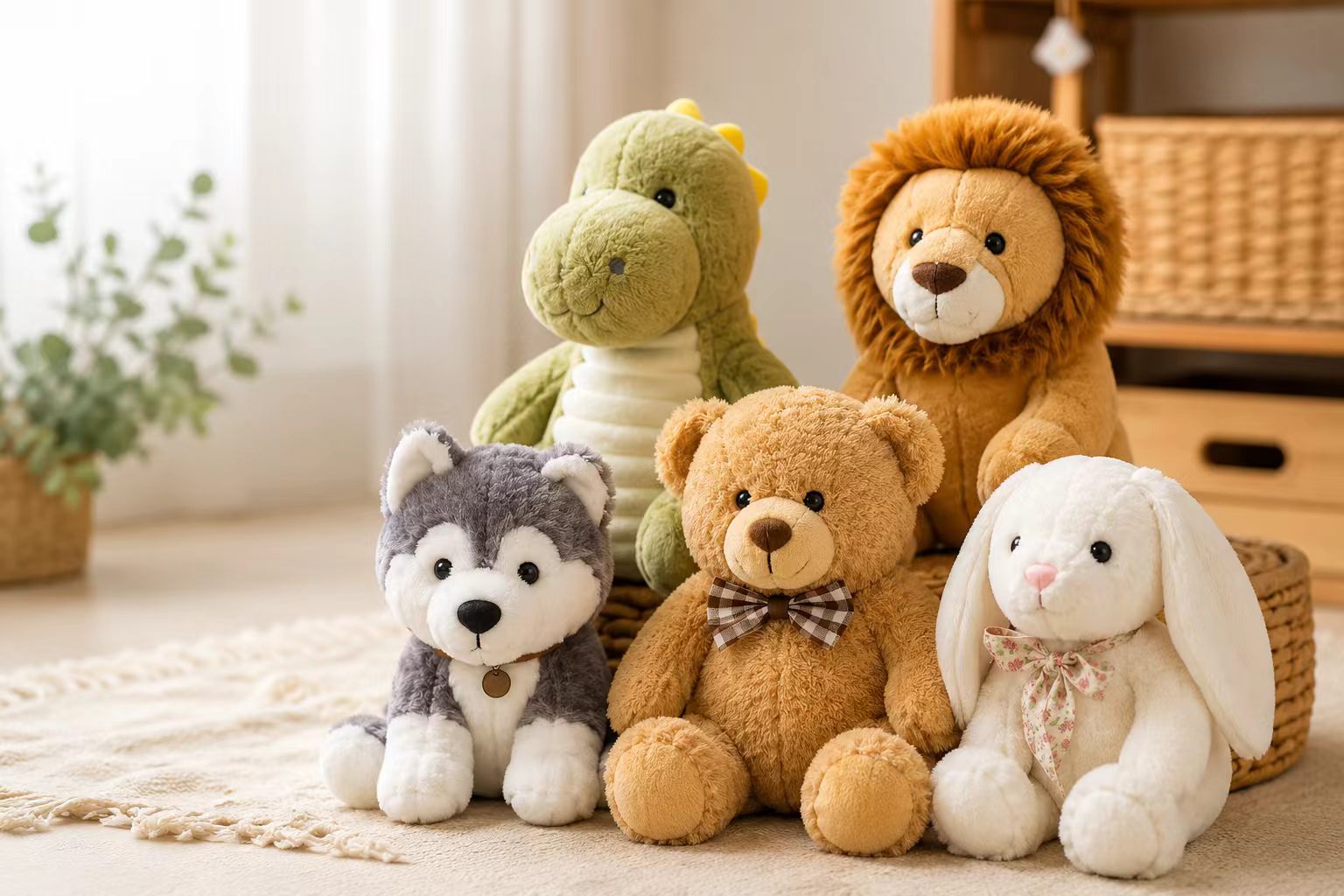 Premium plush toy close-up